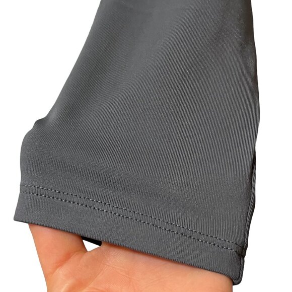 Aritzia Babaton Contour Squareneck Longsleeve Bodysuit Gray XL - Picture 7 of 10